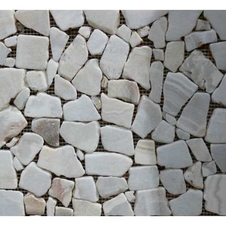 Mosaico de Marmol piedra rio blanca